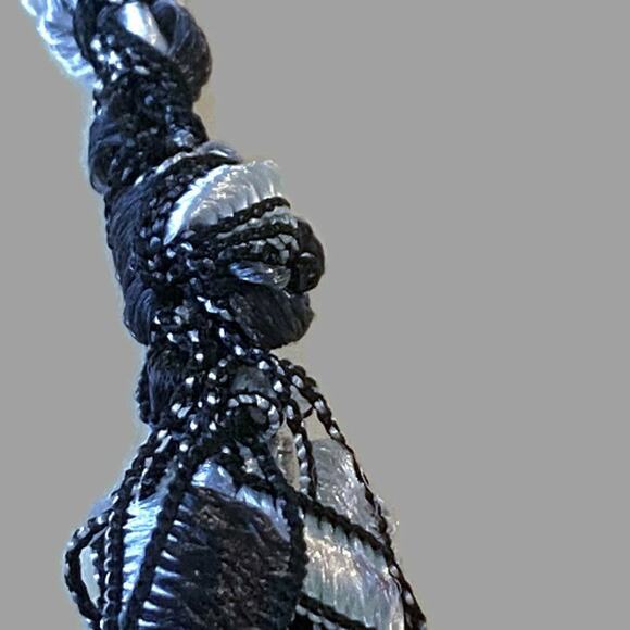 Layered Fabric Necklace Multicolor Contemporary Costume Fashion Woven Jewelry - Picture 6 of 8